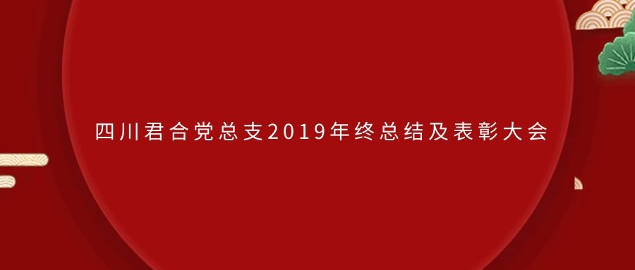 四川君合党总支召开2019年年终工作总结暨优秀 党员、党建工作先进个人表彰大会