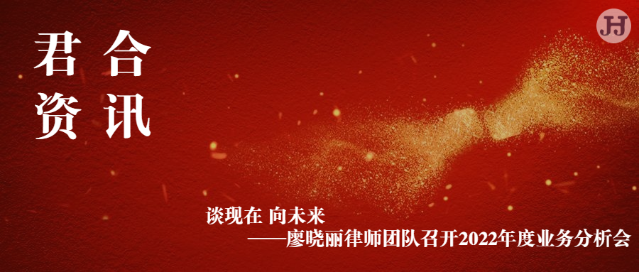 谈现在 向未来/廖晓丽律师团队召开2022年度业务分析会